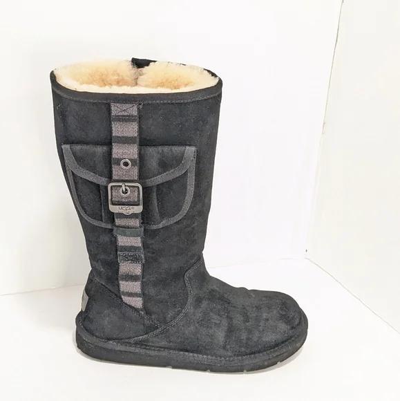 UGG Cargo Suede And Shearling Boots - Picture 2 of 16